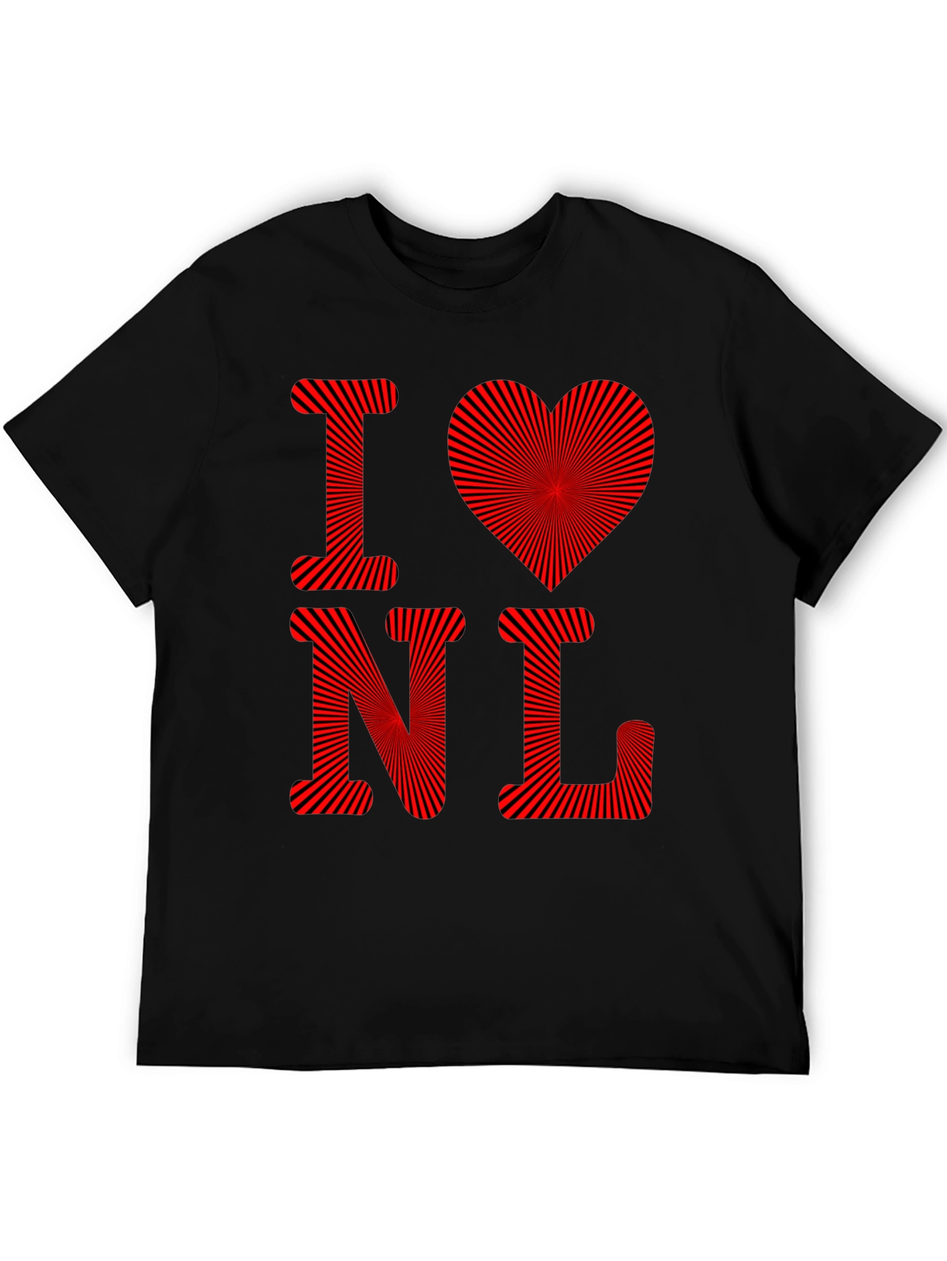 I Love NL T-Shirt - Mens Graphic Tee