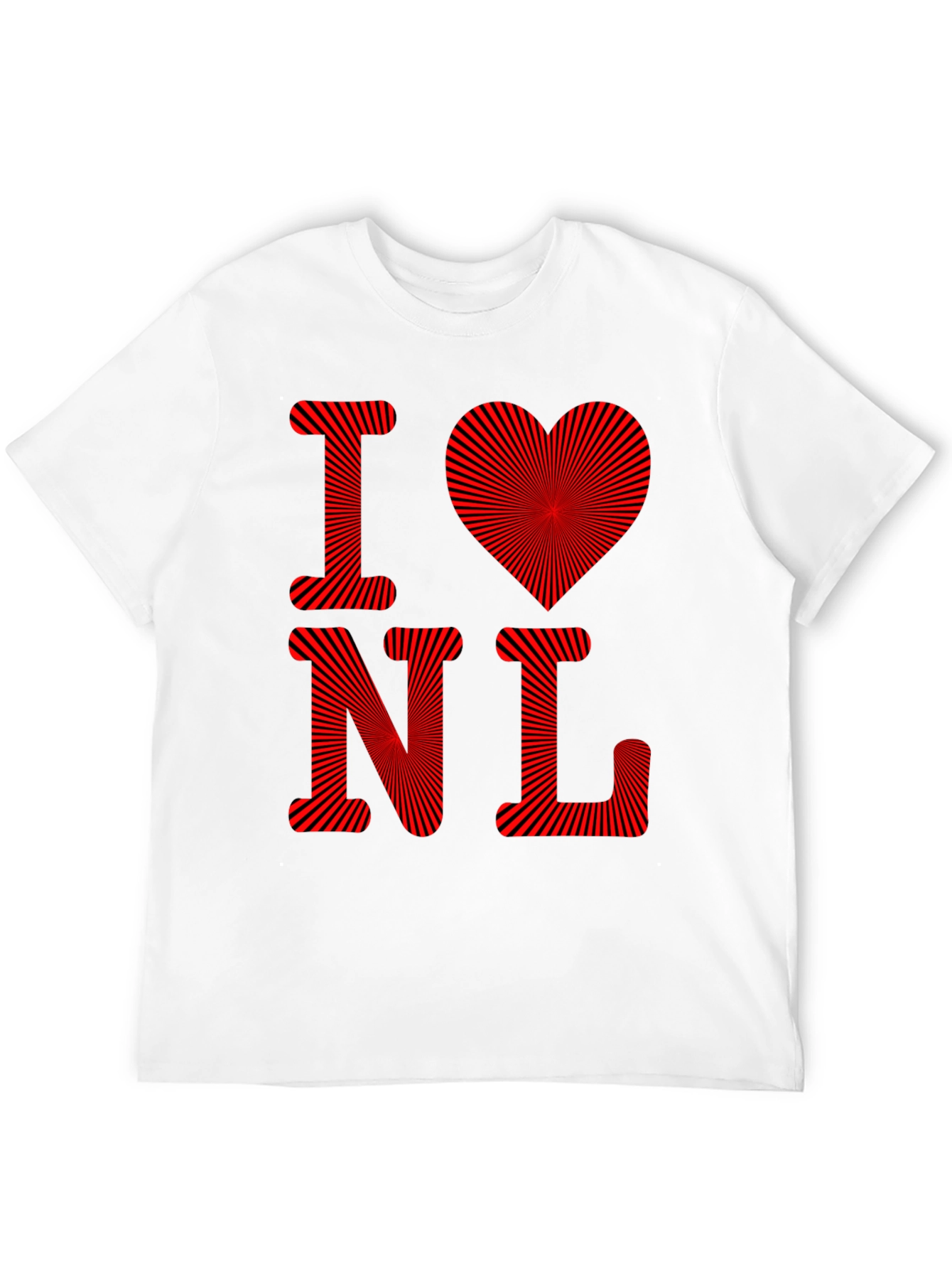 I Love NL T-Shirt - Mens Graphic Tee