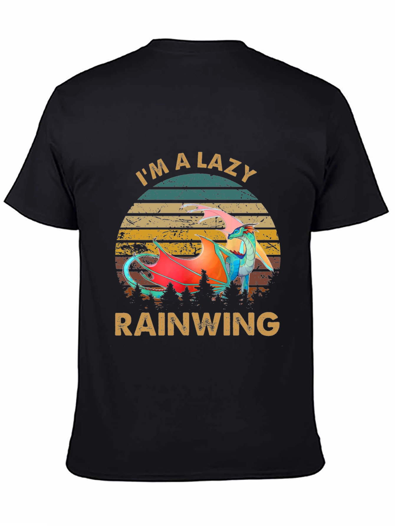 Lazy Rainwing Dragon Graphic Tee