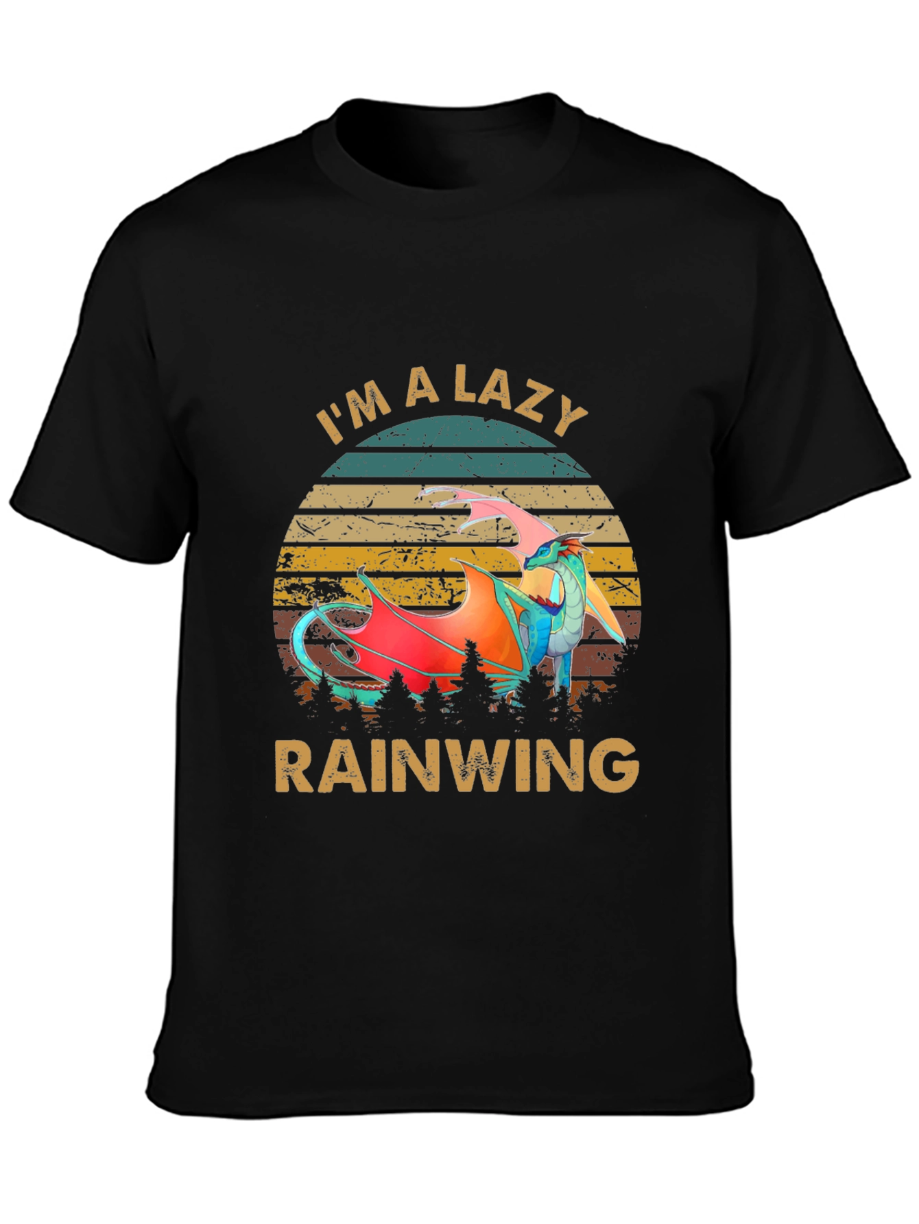 Lazy Rainwing Dragon Graphic Tee