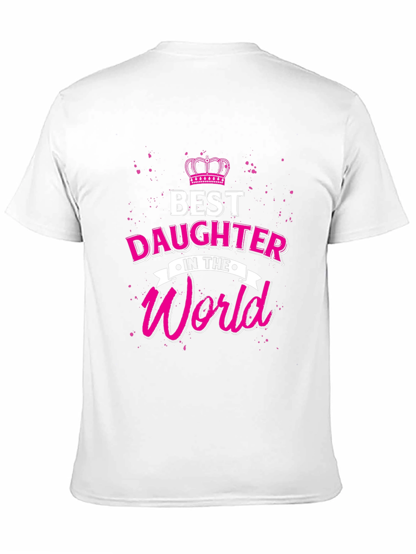 Best Daughter in the World Black T-Shirt