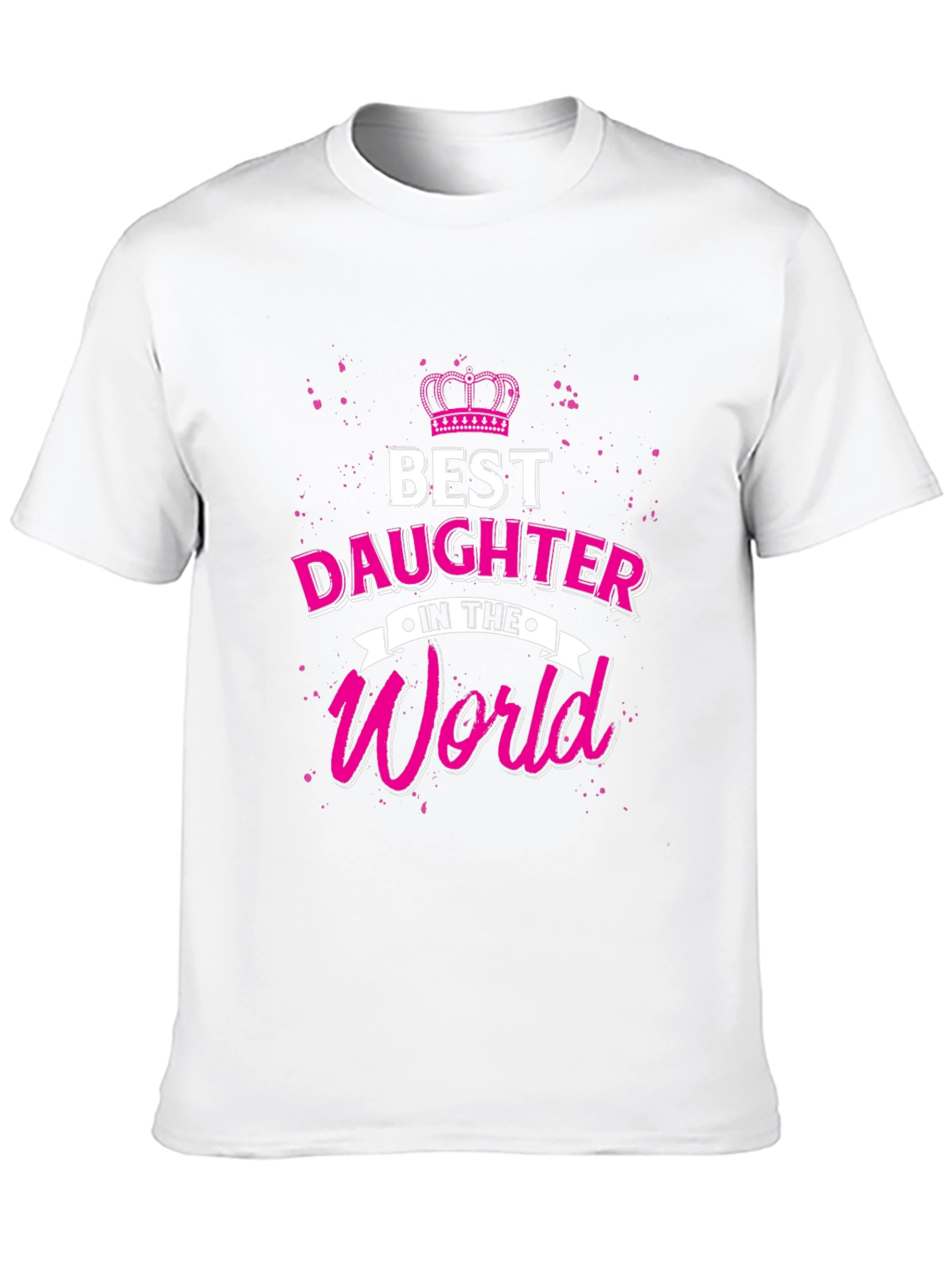 Best Daughter in the World Black T-Shirt