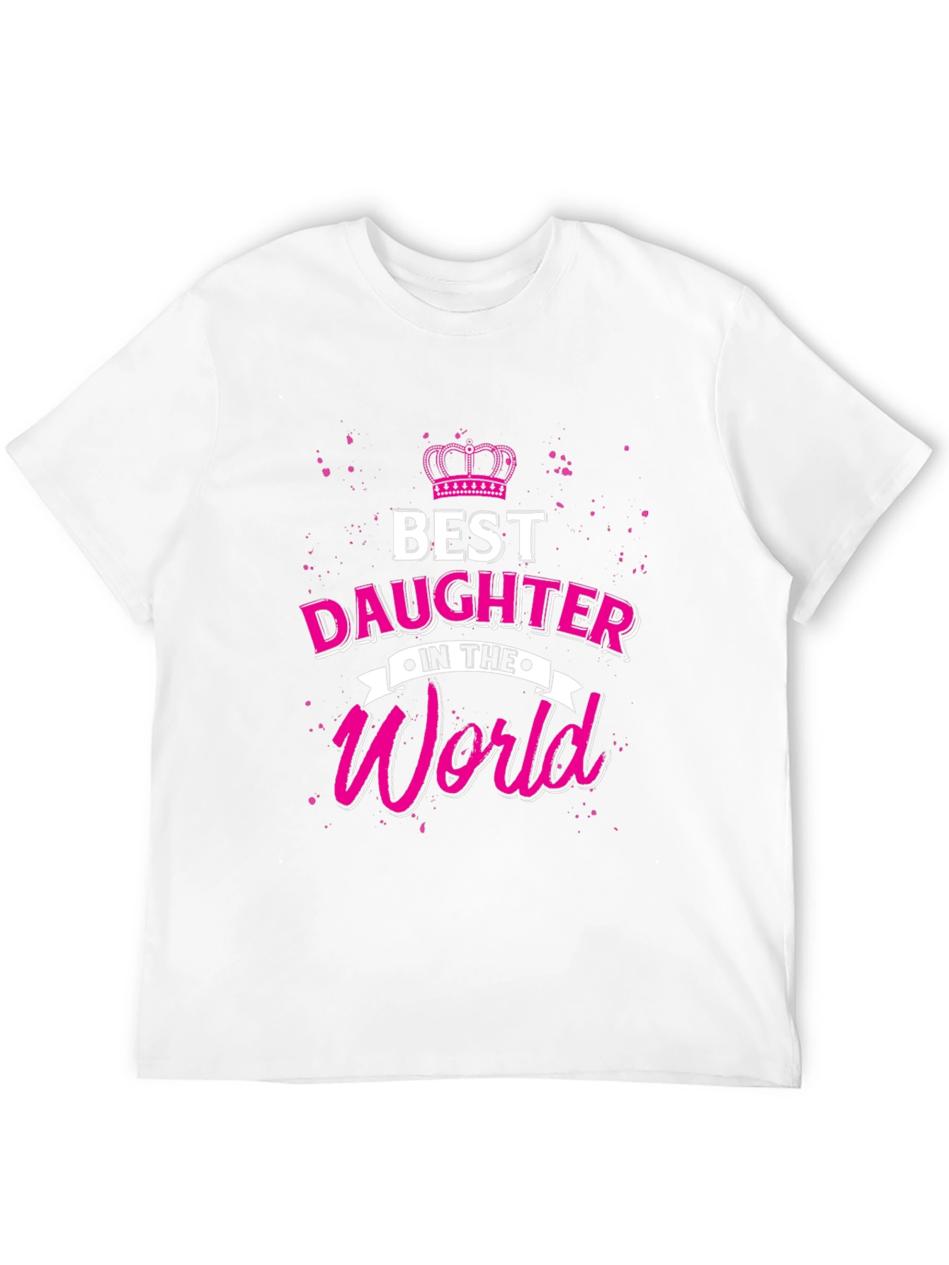 Best Daughter in the World Black T-Shirt