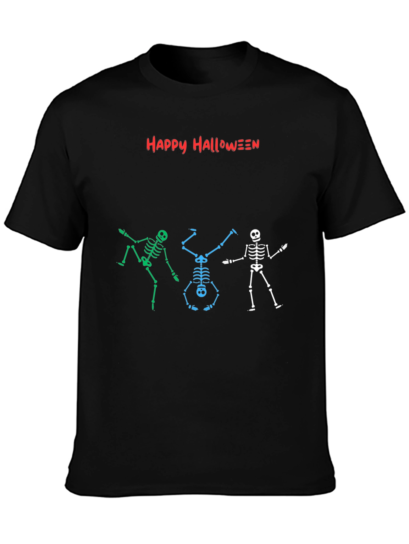 Happy Halloween Skeleton Dance Graphic Tee