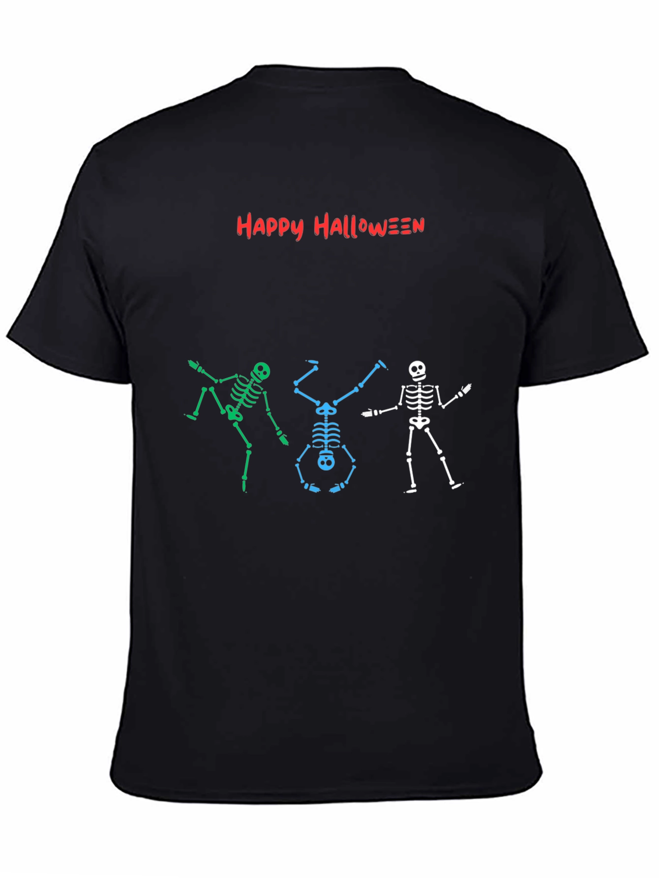Happy Halloween Skeleton Dance Graphic Tee