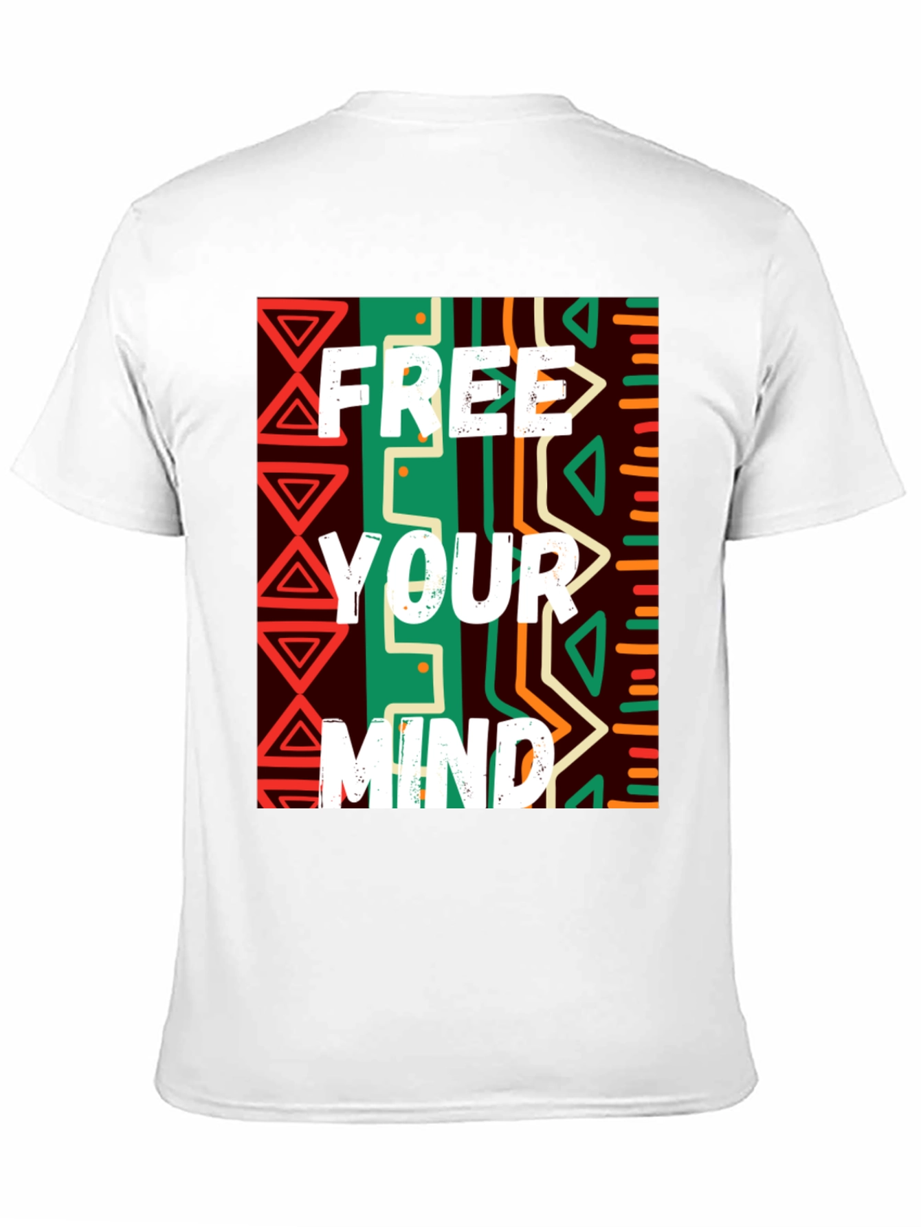 Free Your Mind Graphic Tee - Black Cotton Blend