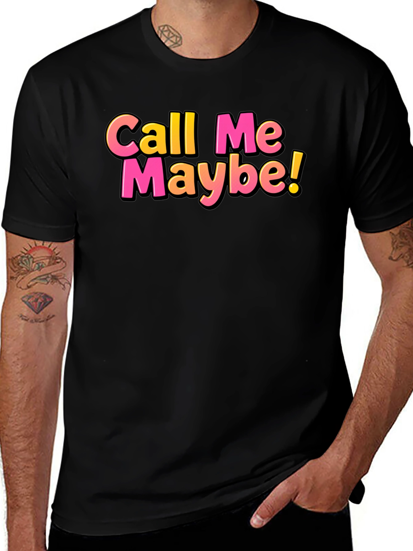 Call Me Maybe Black T-Shirt