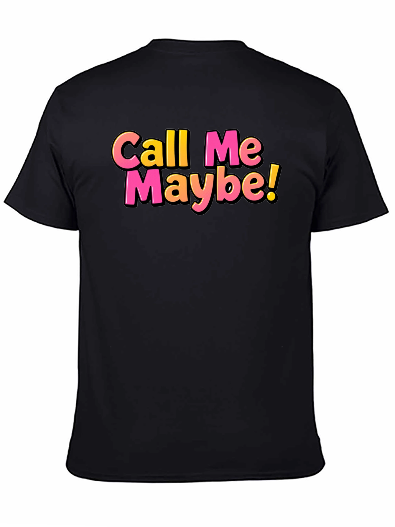 Call Me Maybe Black T-Shirt