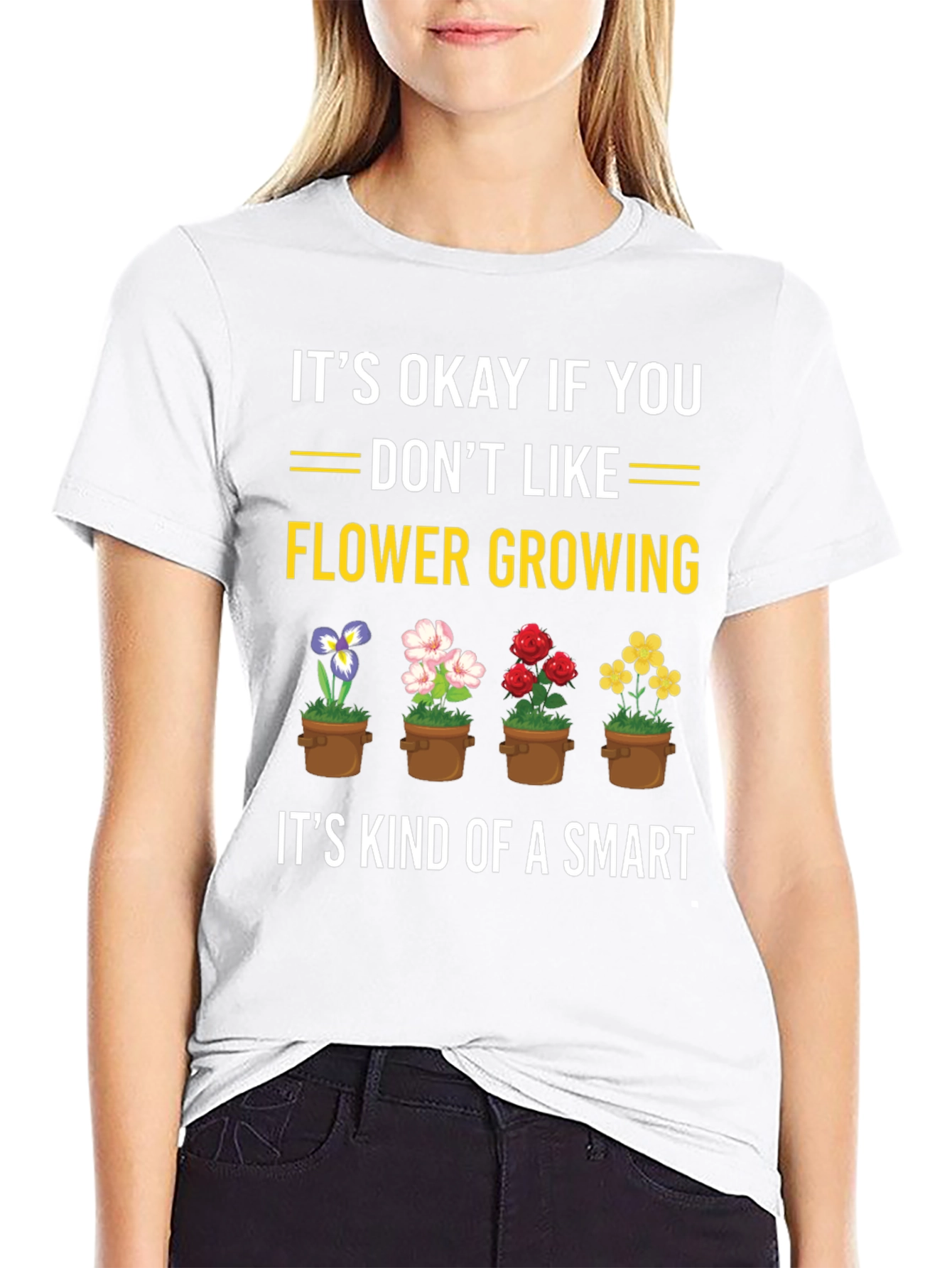 Funny Flower Growing T-Shirt