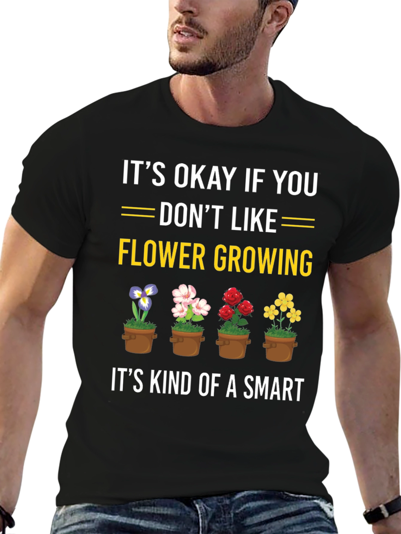Funny Flower Growing T-Shirt