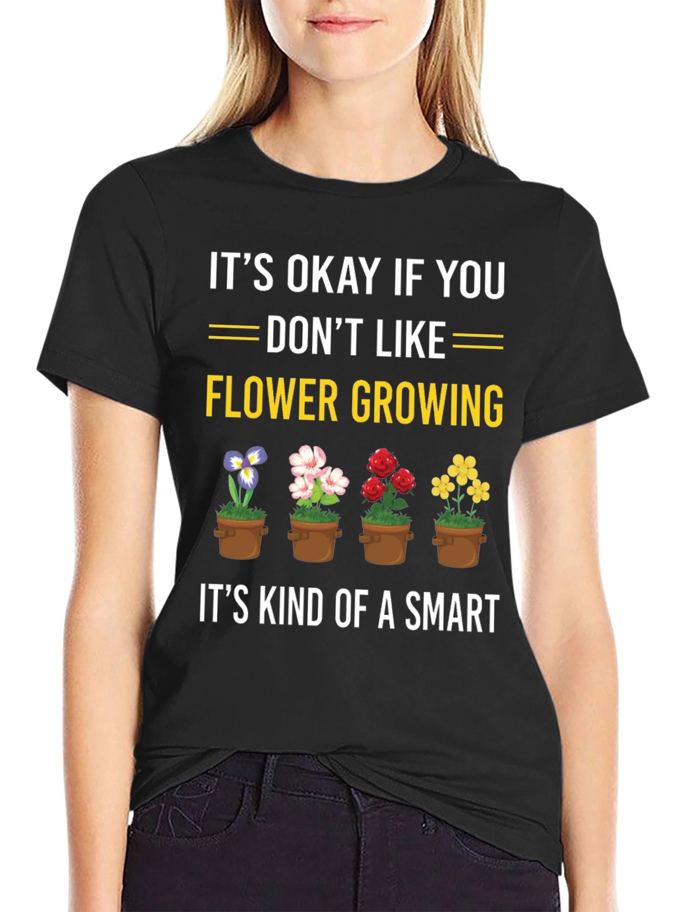 Funny Flower Growing T-Shirt