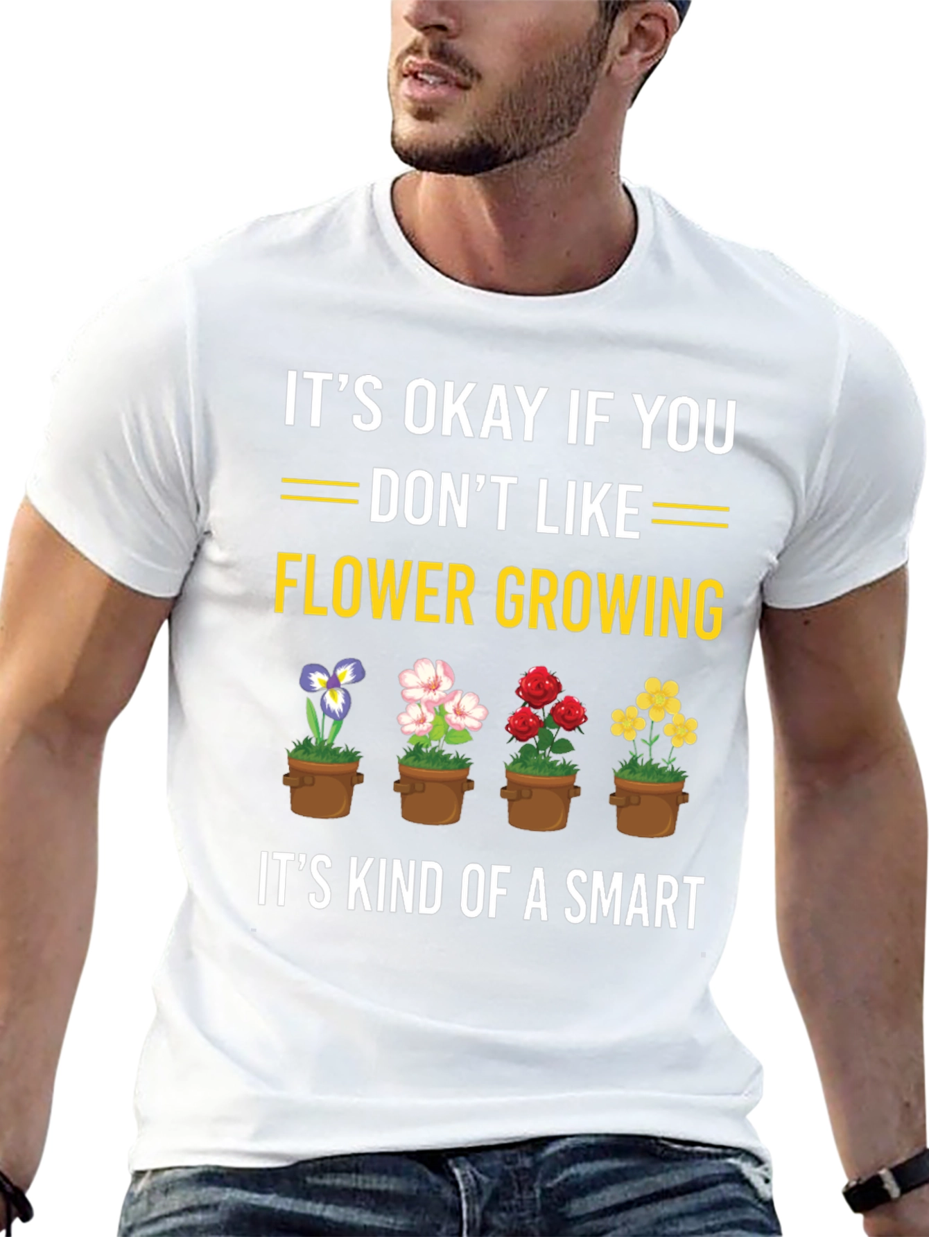 Funny Flower Growing T-Shirt