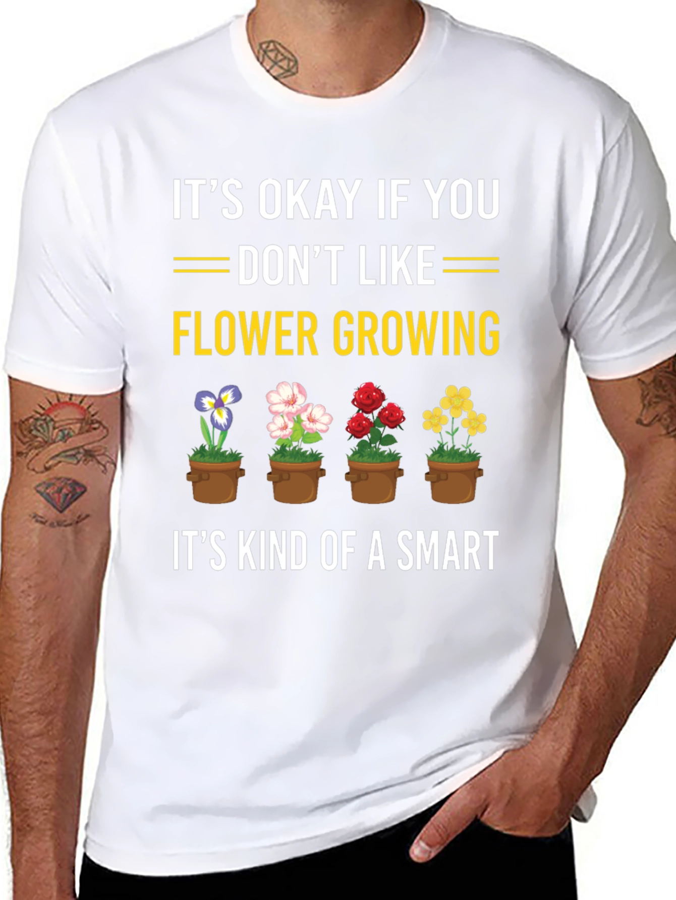 Funny Flower Growing T-Shirt