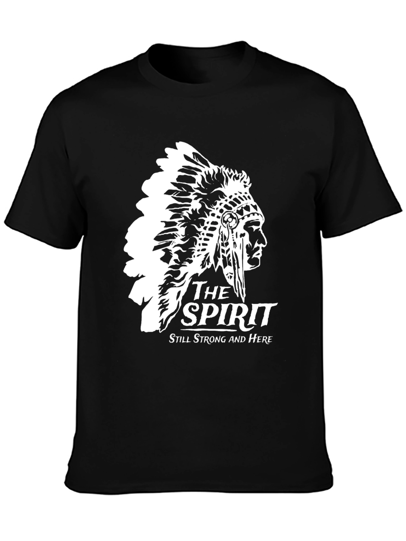 Native American Spirit Black T-Shirt