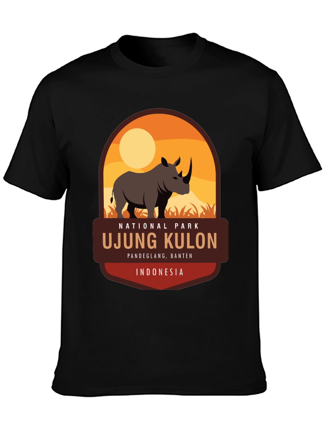 Ujung Kulon National Park Rhino Graphic Tee