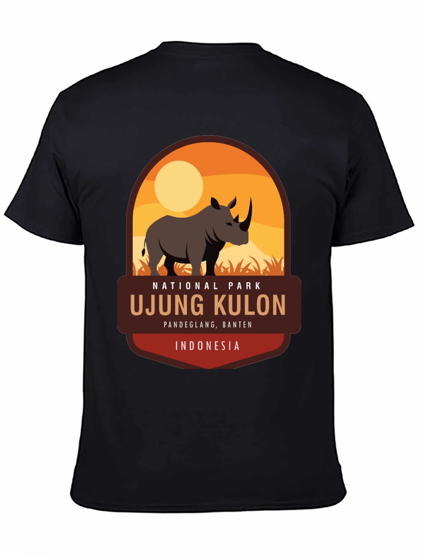 Ujung Kulon National Park Rhino Graphic Tee