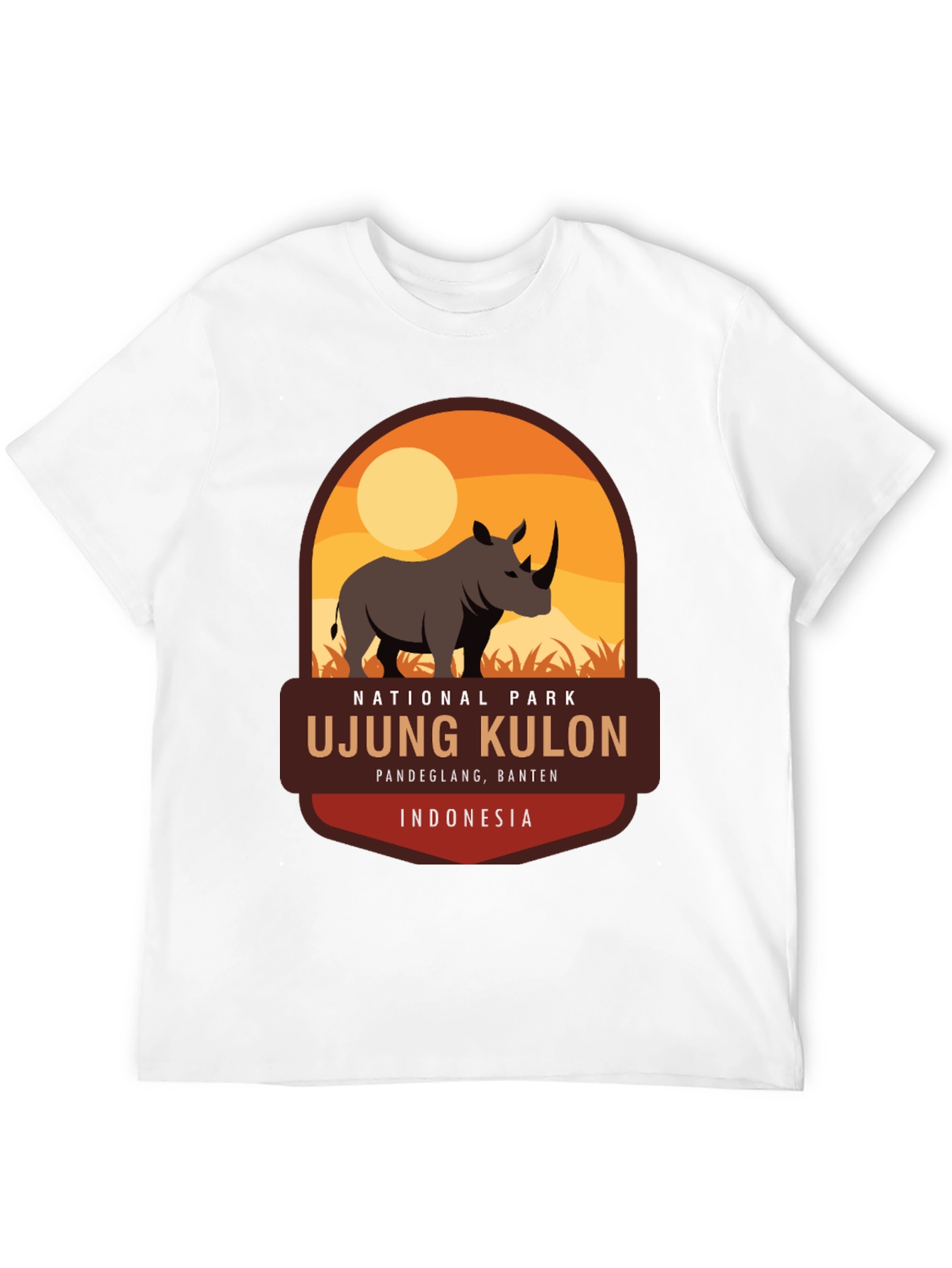 Ujung Kulon National Park Rhino Graphic Tee