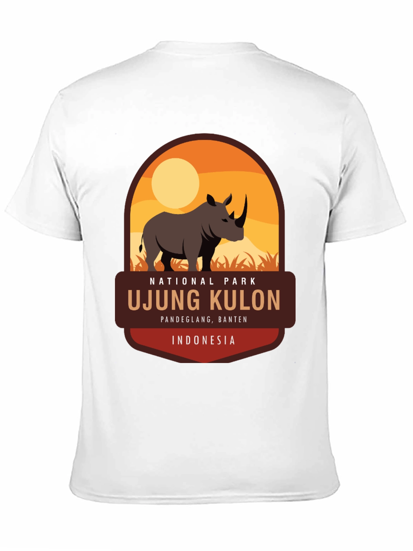 Ujung Kulon National Park Rhino Graphic Tee