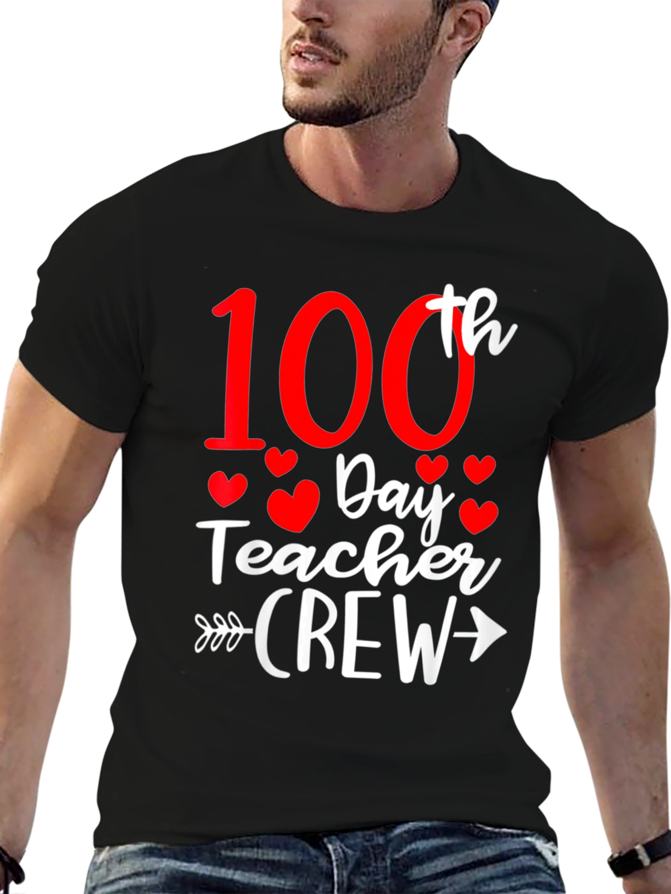 100th Day Teacher Crew T-Shirt