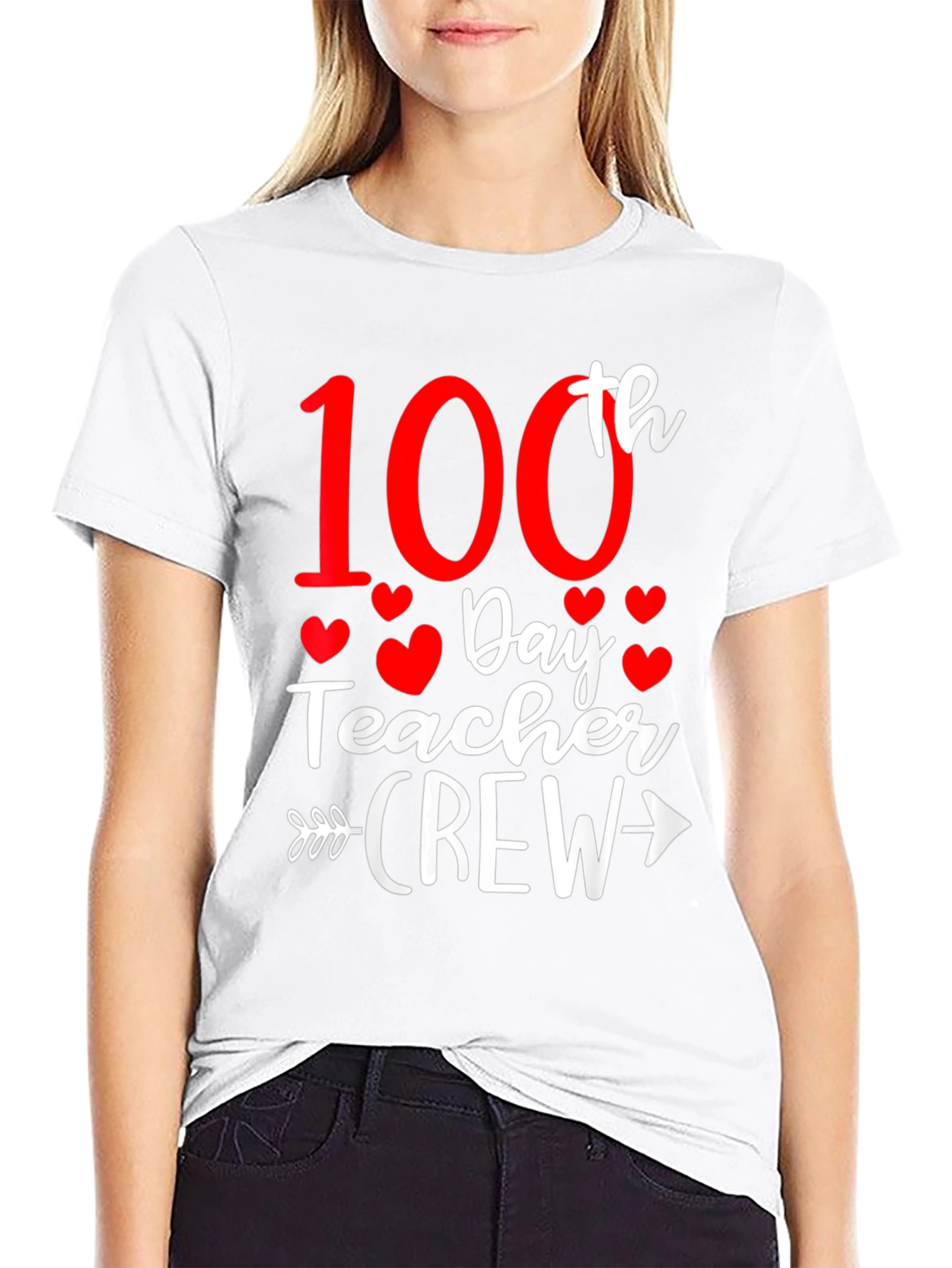 100th Day Teacher Crew T-Shirt
