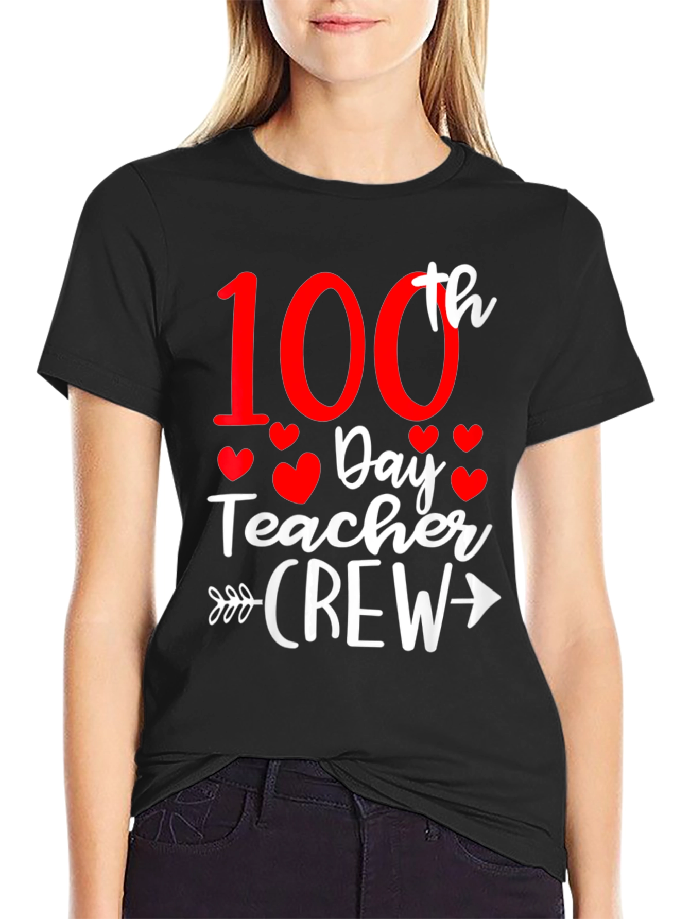 100th Day Teacher Crew T-Shirt