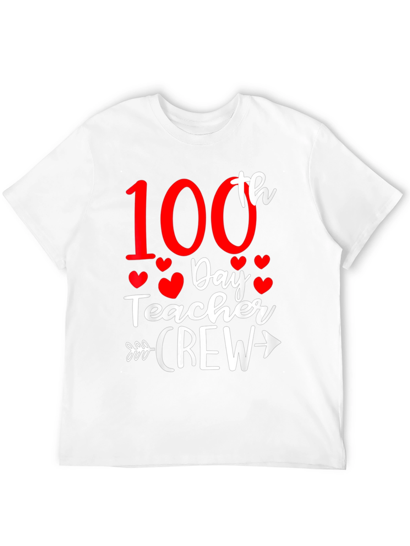 100th Day Teacher Crew T-Shirt