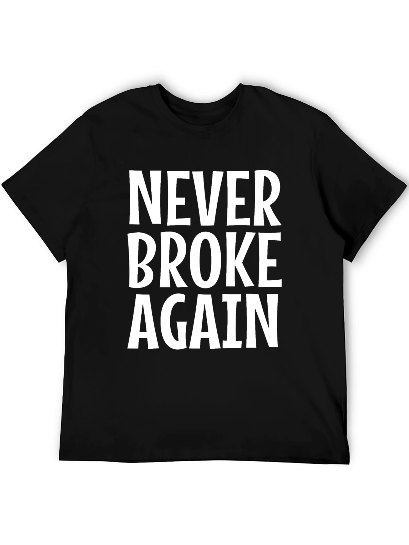 Never Broke Again Graphic Tee - Black