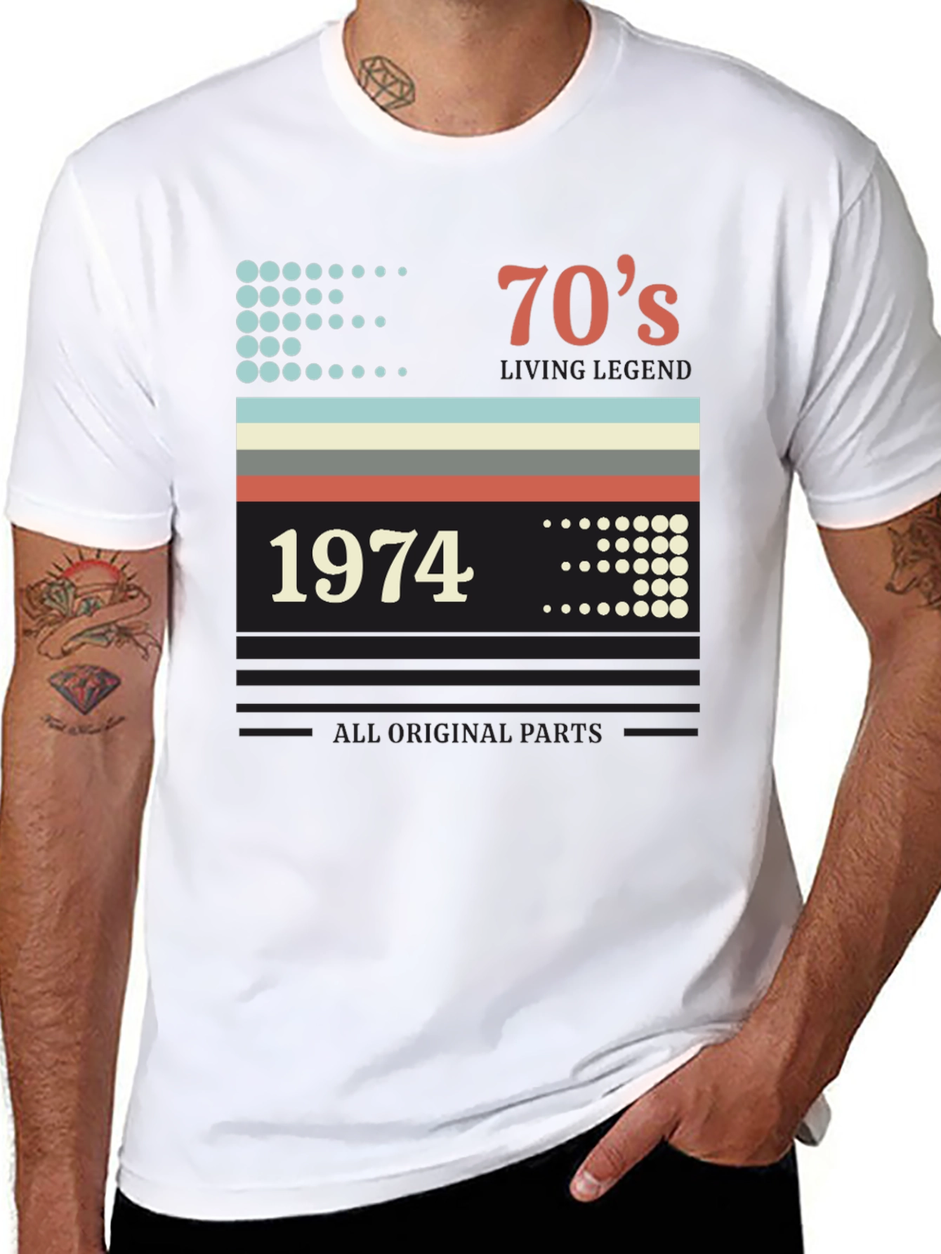 Retro 1974 Living Legend T-Shirt