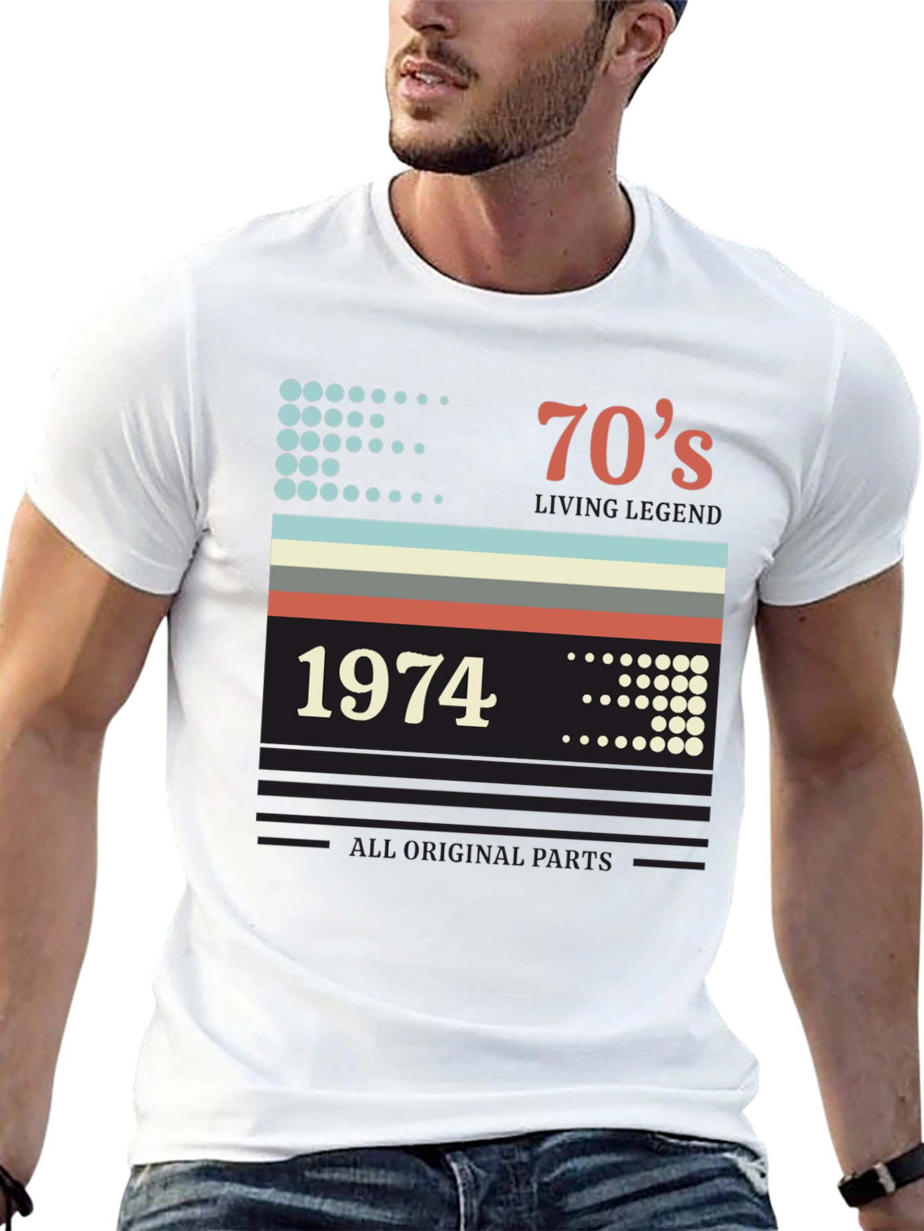 Retro 1974 Living Legend T-Shirt