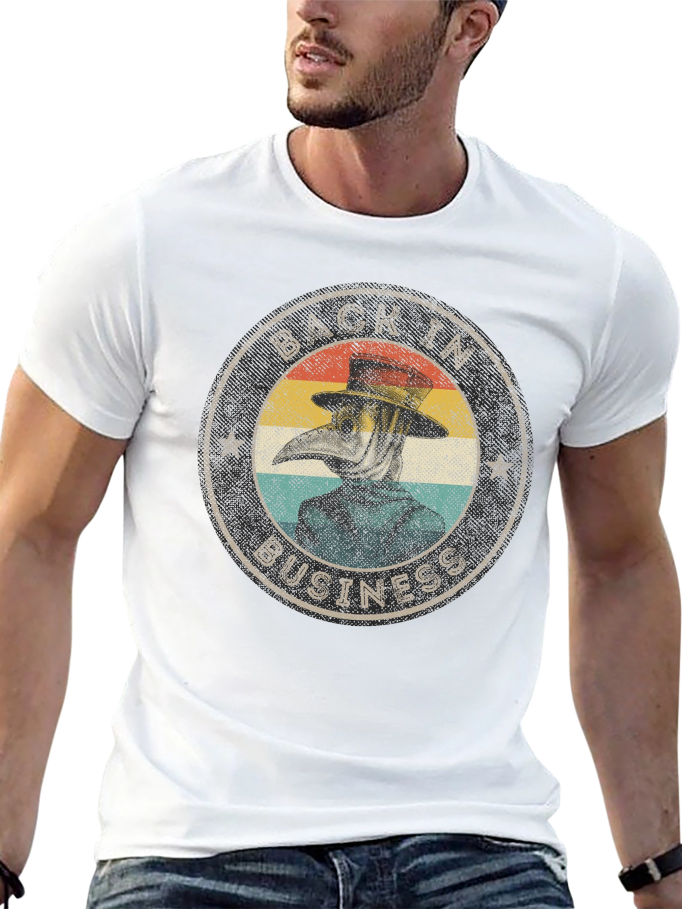 Back In Business Plague Doctor T-Shirt