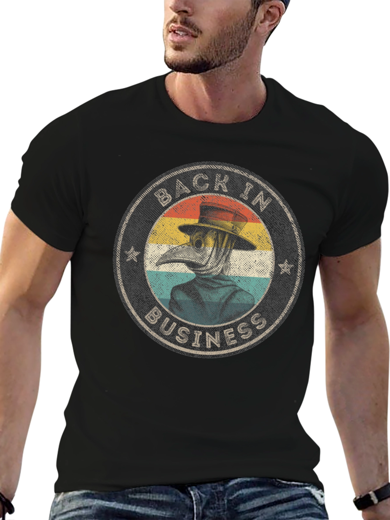 Back In Business Plague Doctor T-Shirt