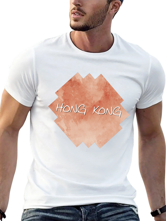 Hong Kong Graphic Tee - Stylish Black T-Shirt