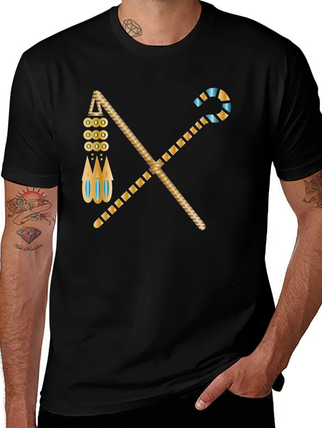 Egyptian Staff & Crook Graphic Tee