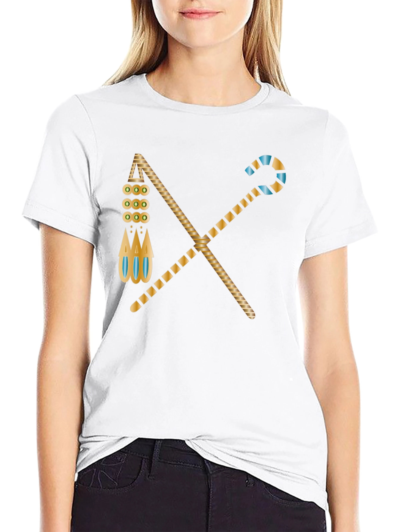 Egyptian Staff & Crook Graphic Tee