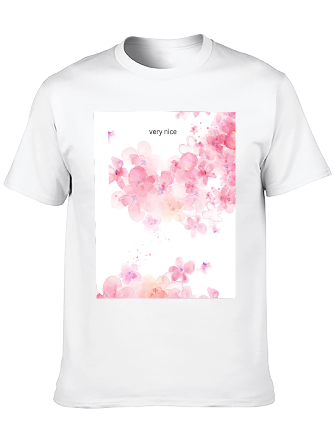 Floral Print Tee - Very Nice Design