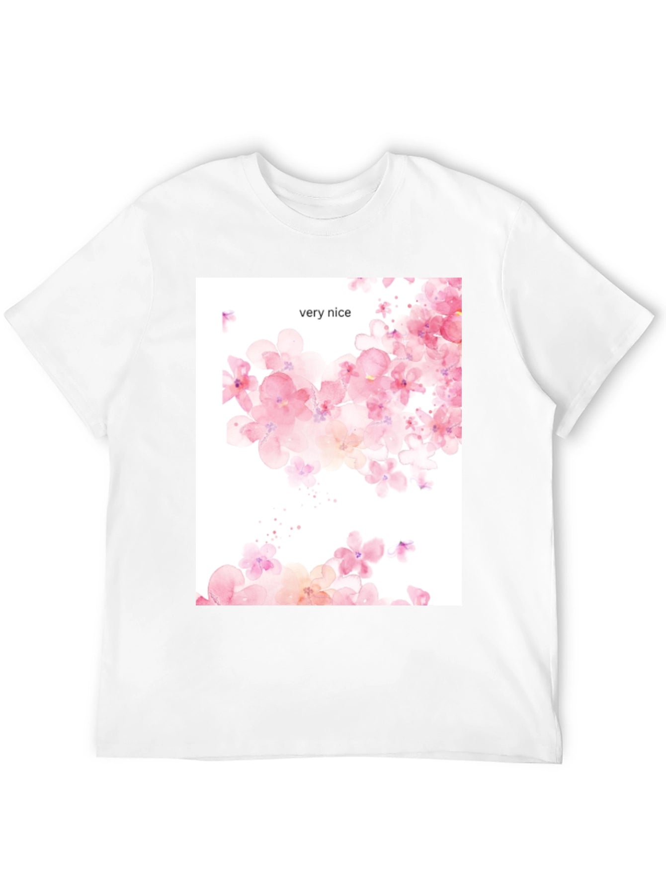 Floral Print Tee - Very Nice Design