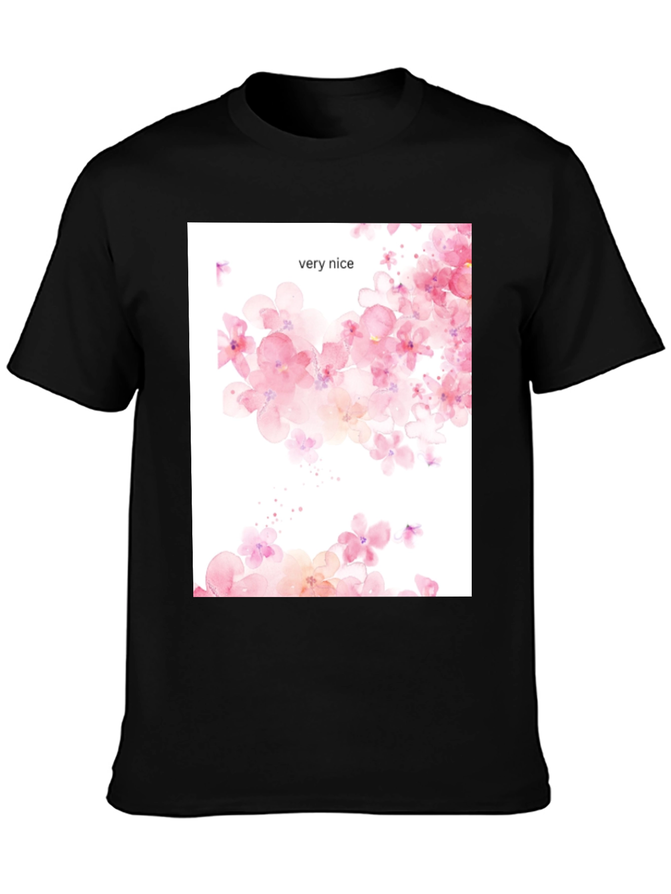 Floral Print Tee - Very Nice Design