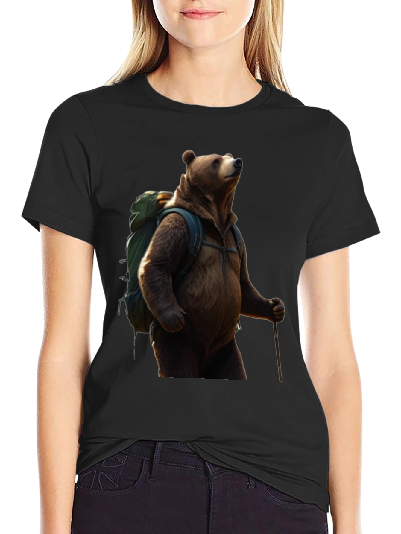 Bear Hiking T-Shirt - Adventure Ready Apparel