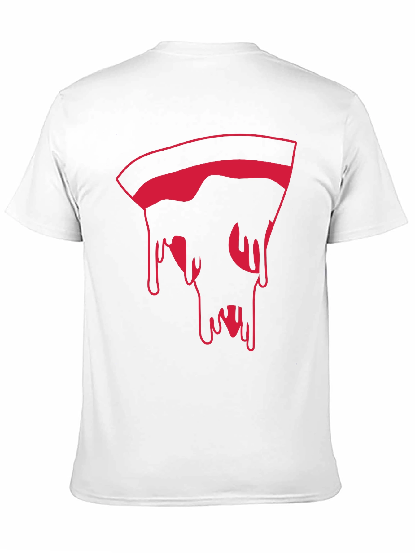 Pizza Slice Graphic Tee - Modern Mens Black T-Shirt
