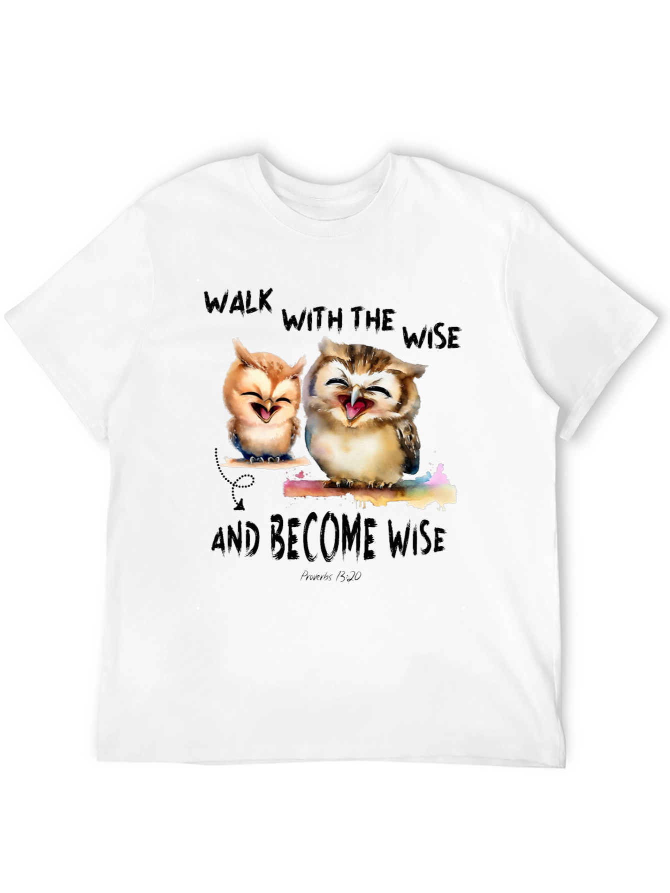 Wise Owls Graphic T-Shirt - Walk with the Wise