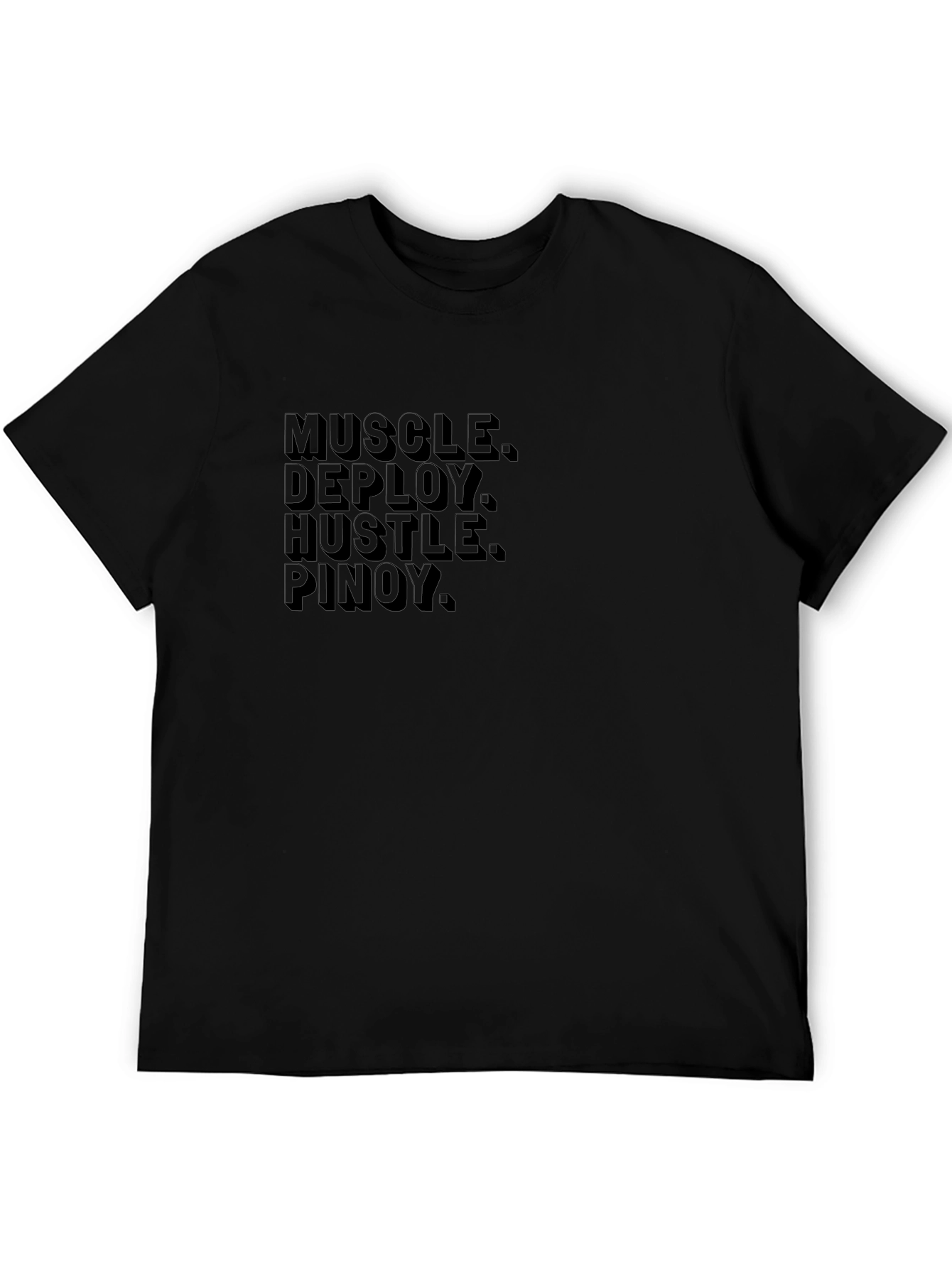 Muscle Deploy Hustle Pinoy Graphic Tee