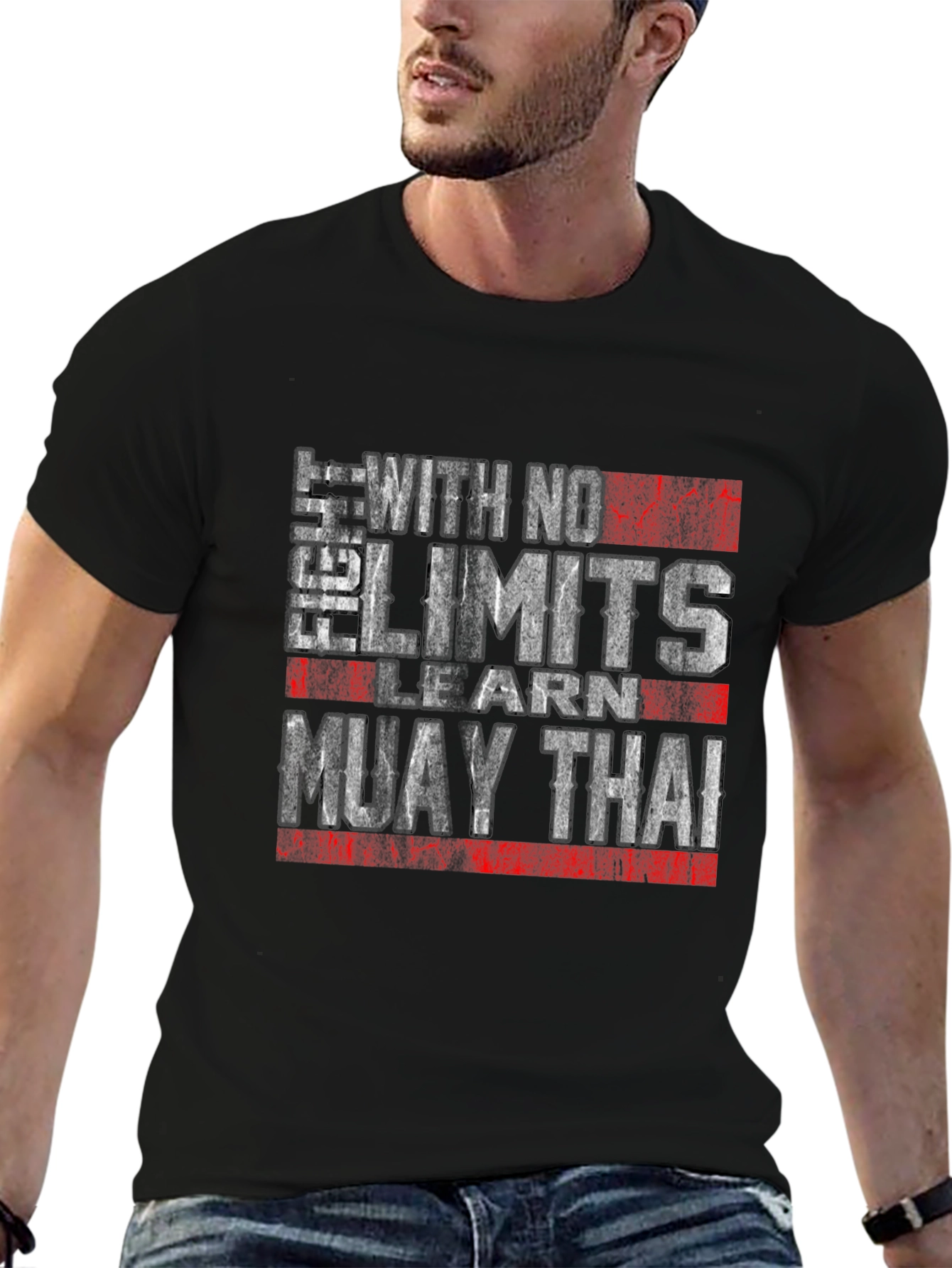 Muay Thai No Limits T-Shirt MMA Fighter Training