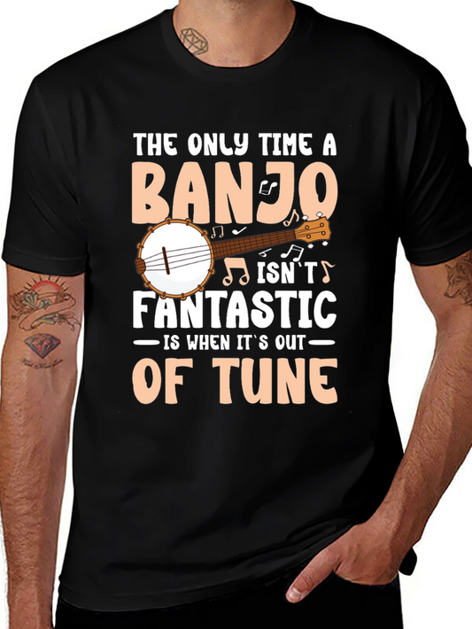 Banjo The Only Time T-Shirt Funny Musician Gift