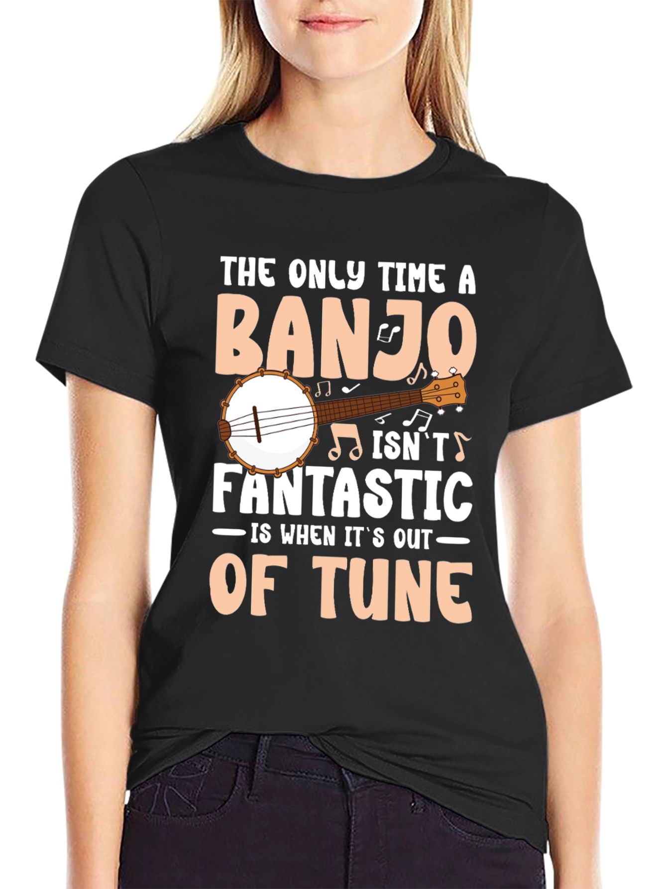 Banjo The Only Time T-Shirt Funny Musician Gift