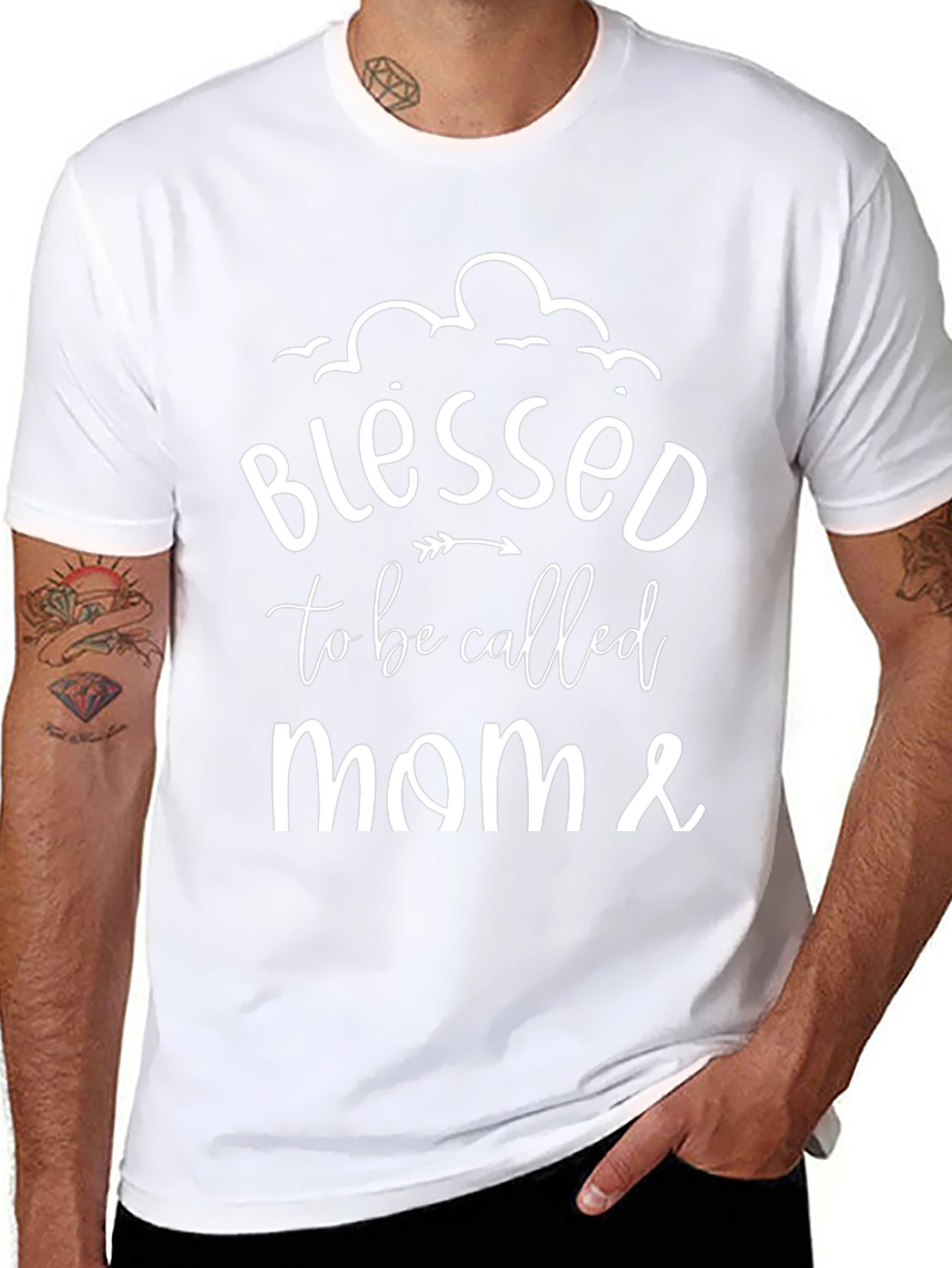 Blessed to be Called Mom T-Shirt - Black