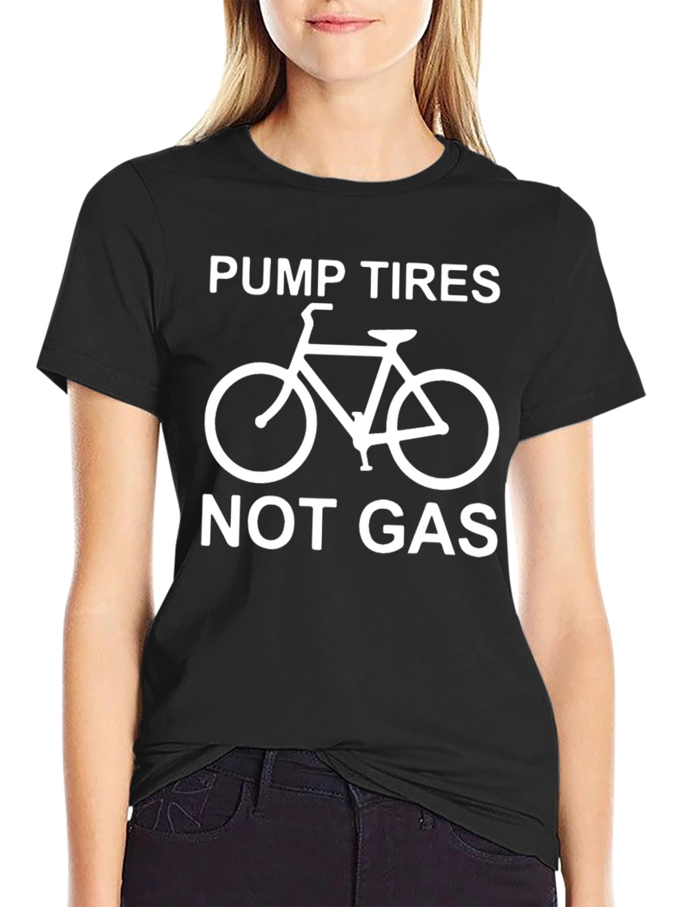 Pump Tires Not Gas - Graphic T-Shirt