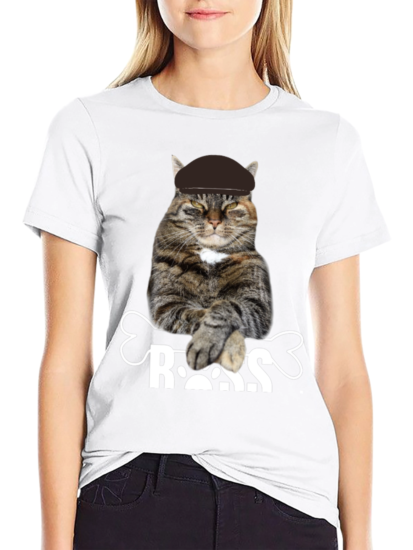 Cat Boss Graphic T-Shirt