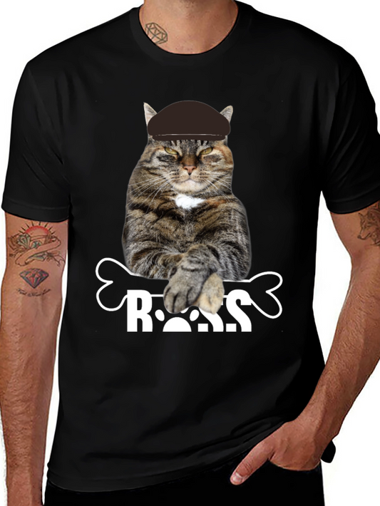 Cat Boss Graphic T-Shirt