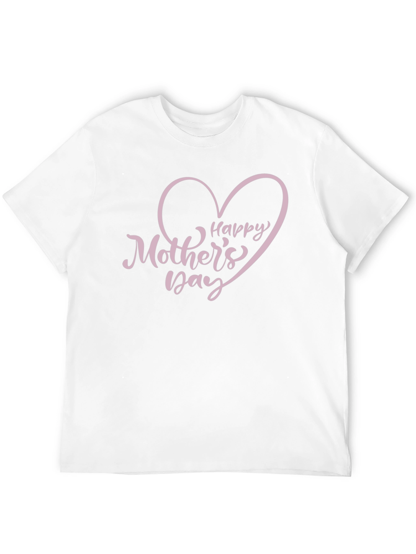 Happy Mothers Day T-Shirt Heart Graphic Tee