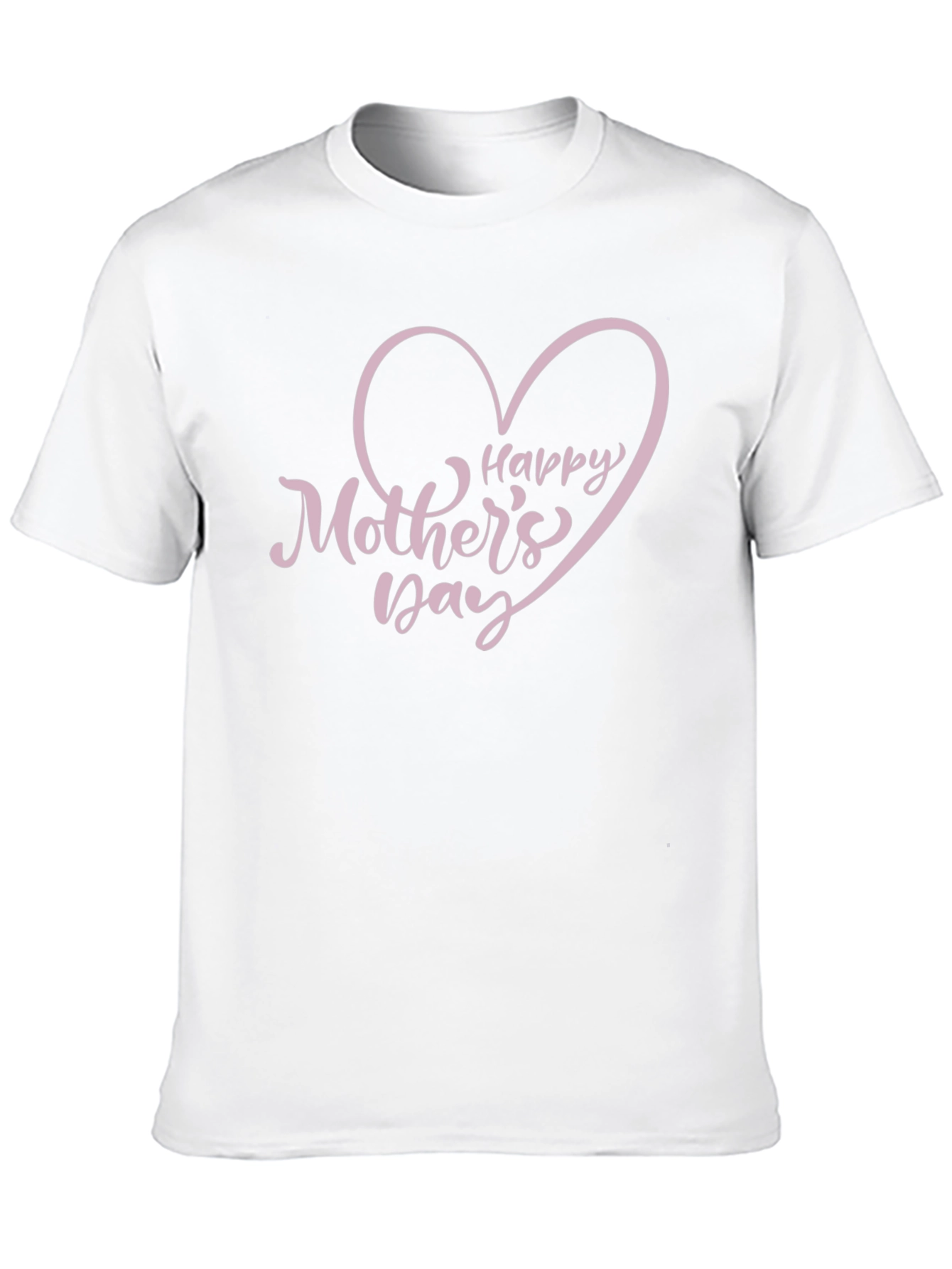 Happy Mothers Day T-Shirt Heart Graphic Tee